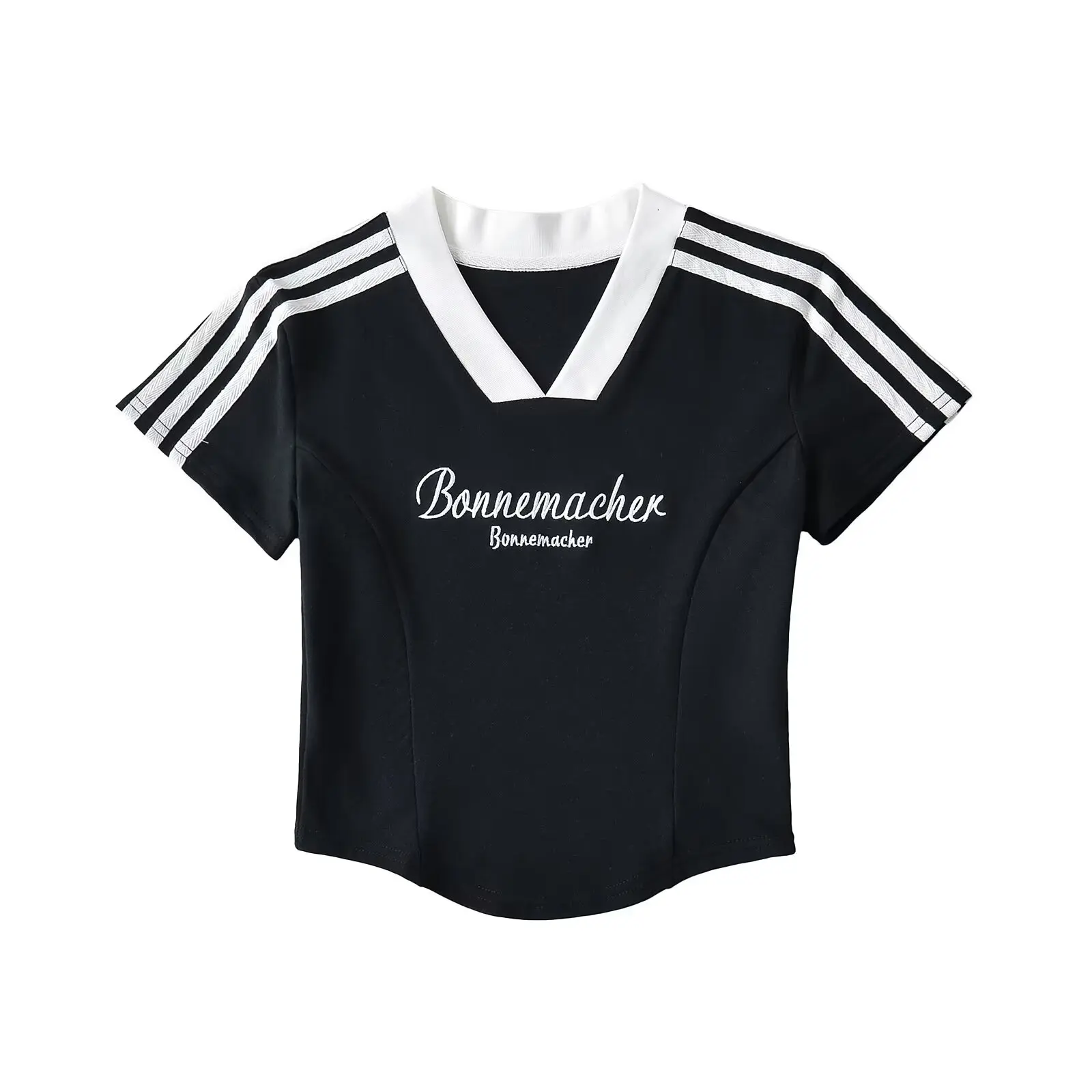 アメリカンレトロホットガール V-ne スリムフィット or Sve T-irt 女性夏の純粋な欲望 or Sle スポーツトップトレンディなストリート