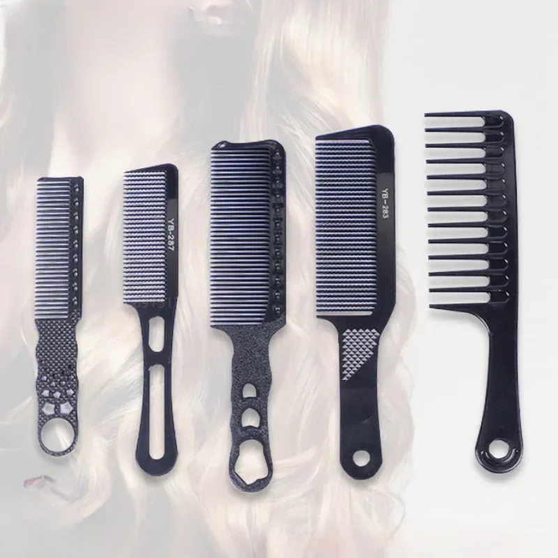 

Professional Hair Cutting Comb Carbon Comb Salon Barber Styling Tool Salon Men Women Hair Styling Flat Comb расческа для волос