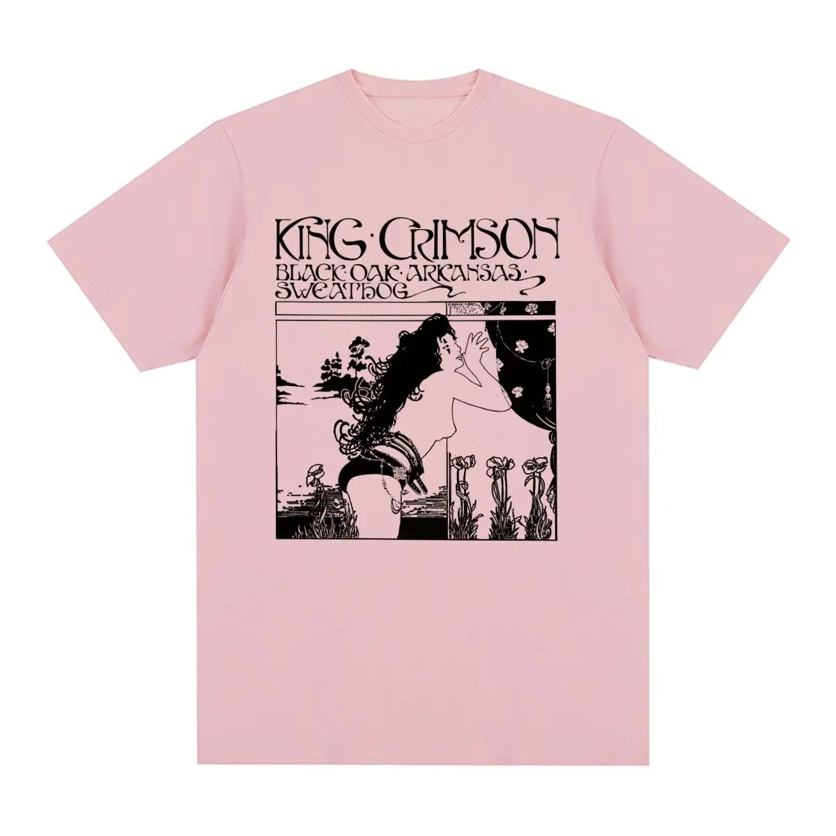 King Crimson Vintage T-shirt Rock Band Music Summer Casual Fashion