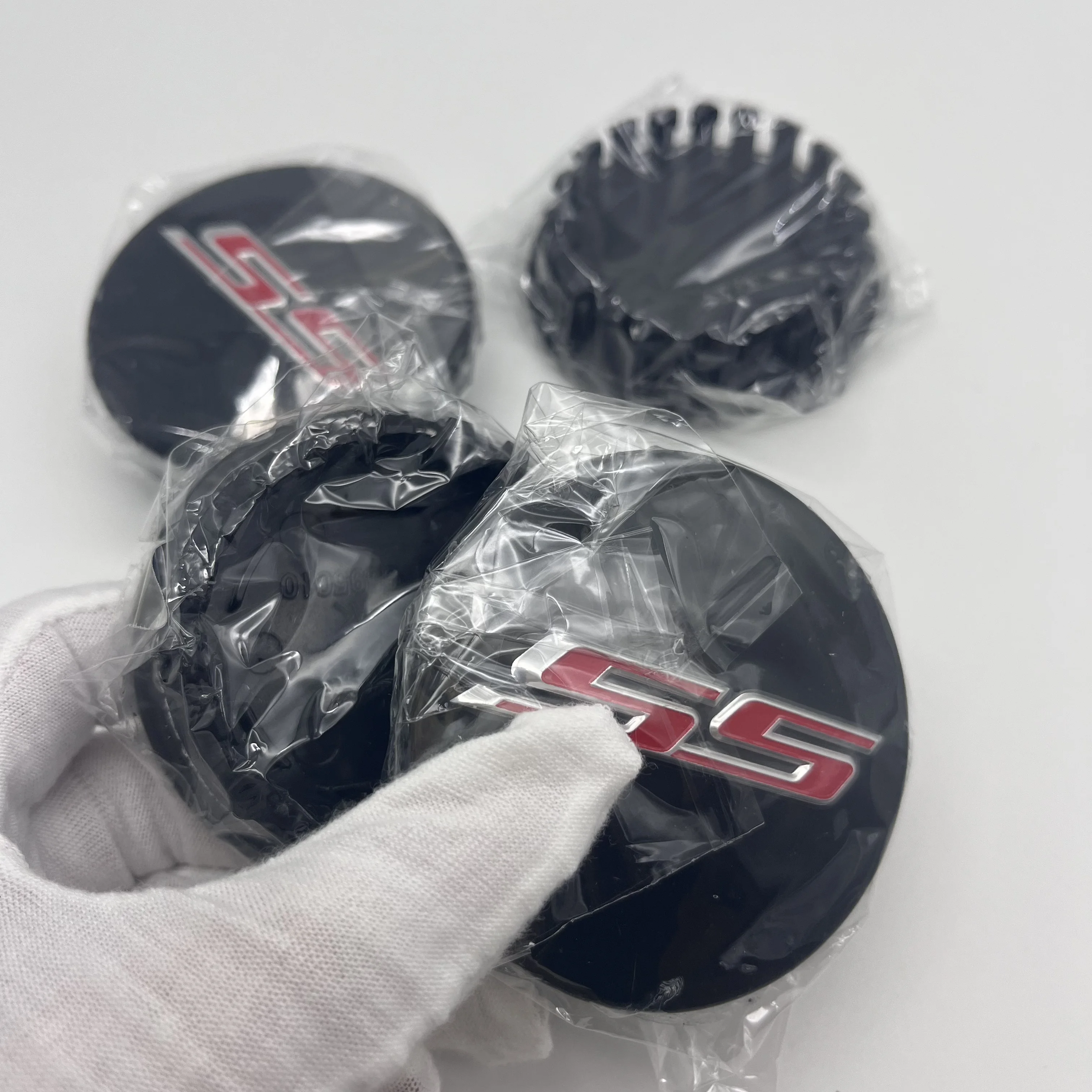 

4pcs/Set 3D Metal & ABS 65mm Wheel Center Caps With SS Emblem Logo Rim Hub Cover Badge for SS Camaro Car Styling Accessories