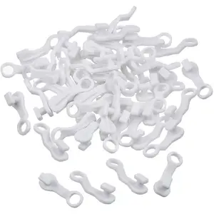 Güçlü perde parça kayma koridoru, kancalı planör, uygun bir ray pimi plastiğini sallayın bir perde için dick'te 8 büyük satış-no. 5