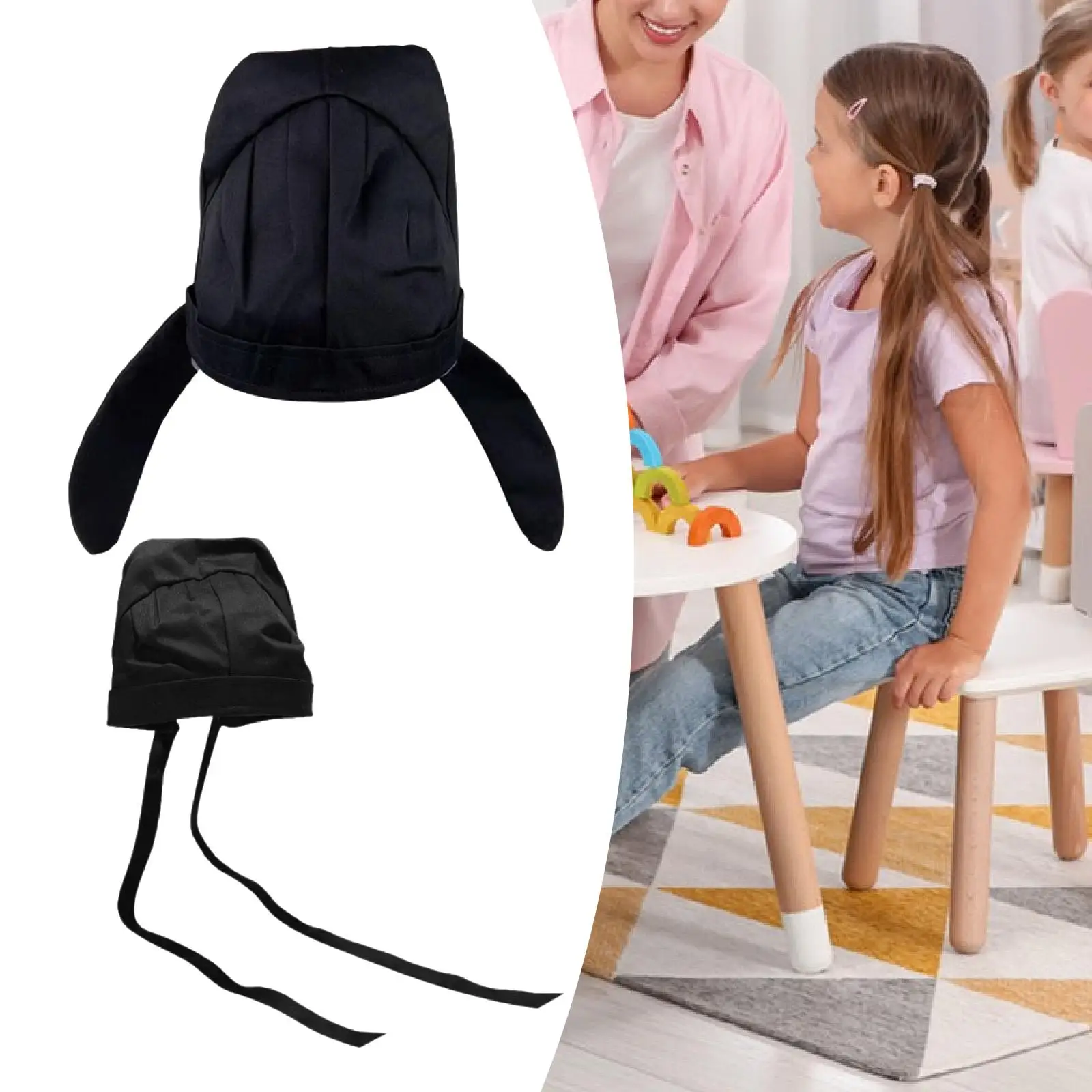 중국 전통 고대 학자 모자 댄스 소품 쇼 학자 모자 어린이