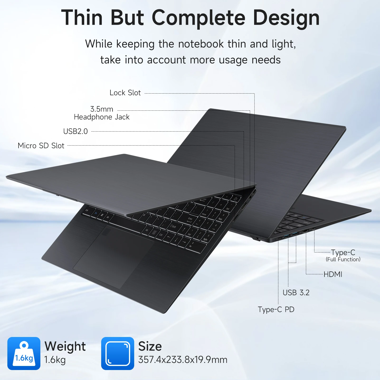 15.6 Polegada negócios portátil notebook pc cpu n5095 16gb ram 512gb ssd armazenamento windows 11 reconhecimento de impressão digital teclado retroiluminado