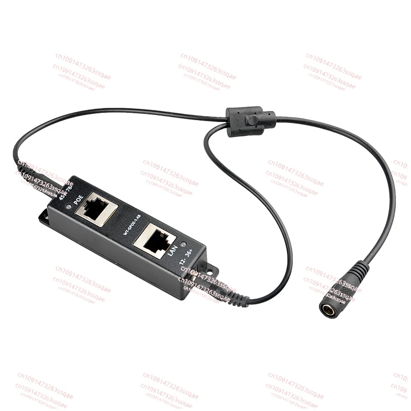 1-Port Gigabit POE mid-span A. B mode Ethernet power injector