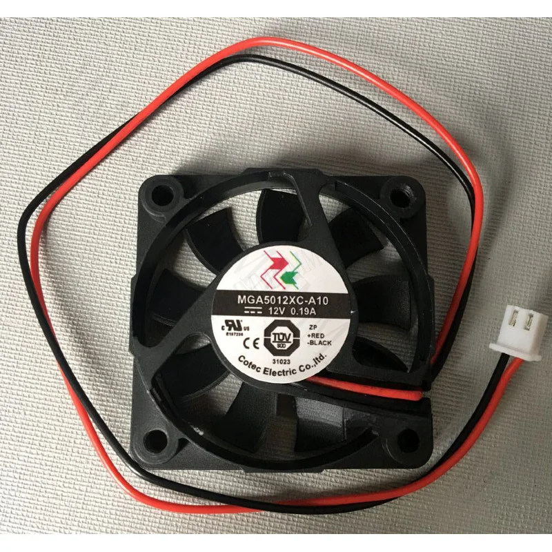 TT 1 piece MGA5012XC-A10 12V 0.19A inverter fan 2-pin