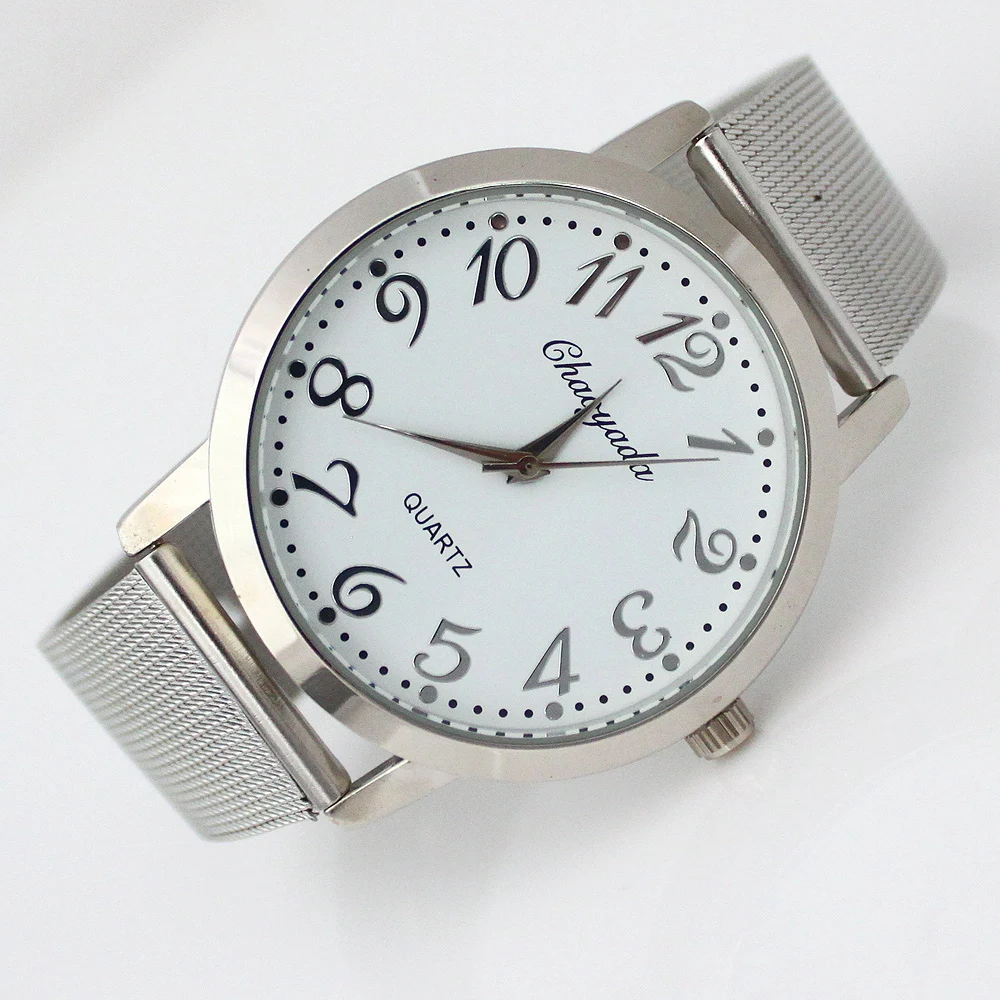أزياء كوارتز ساعة سوار ساعة يد بسيطة للرجال والنساء #4