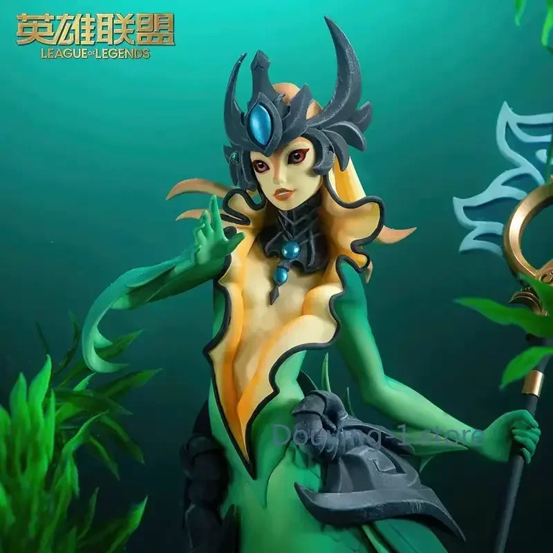 

В наличии League of Legends, LOL Tidal Wave Русалка Нами Средняя скульптура Кукла Украшение Игра Периферийные устройства