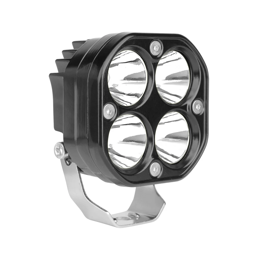 2PCS LED Work Light + Hood Mounting Work Light Bracket for Toyota Tacoma 2005-2015 Ditch Light Brackets Engine Hood