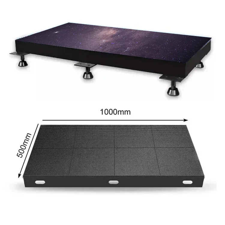 Customizable Fast Installation Indoor External Floor Tile Led Display Factory Price Custom Led Video Floor Screen