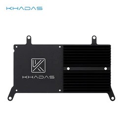Khadas New vim dissipatore di calore per VIMs & Edge-V SBC Single Board Computer compatibile 3705 ventola di raffreddamento/custodia fai da te