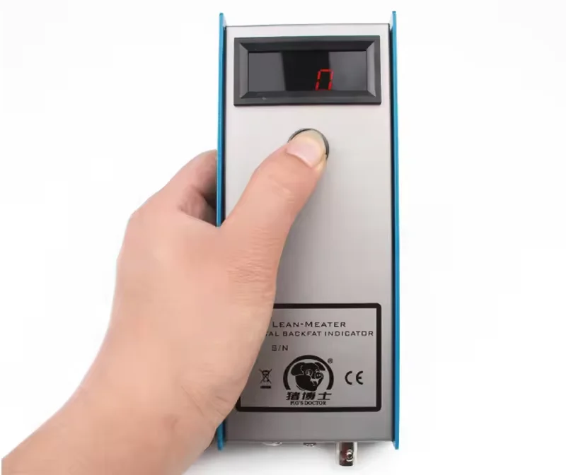 Lean Meater Digital Back  Indicator 1-3 Layer   Tester for Sows Bovine Ultrasound Pig Back   Thickness Condition New