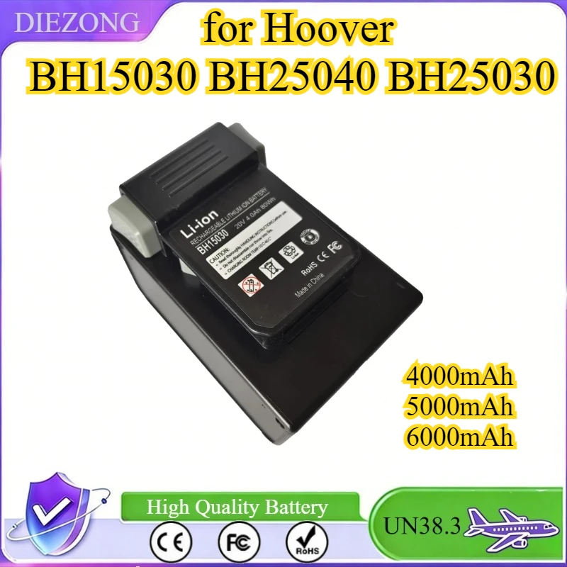 

20V 6.0Ah Replacement Battery for Hoover BH15030 BH25040 BH25030 BH15260PC ONEPWR Battery Compatible for Hoover ONE Rechargeable