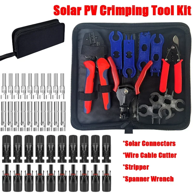1/5 Set Solare PV Tipo Y/T Connettore 30A 1000V 3-7 Vie Kit di Ramo IP67 per Cavo PV/MC Modulo Batteria 2.5/4/6mm2
