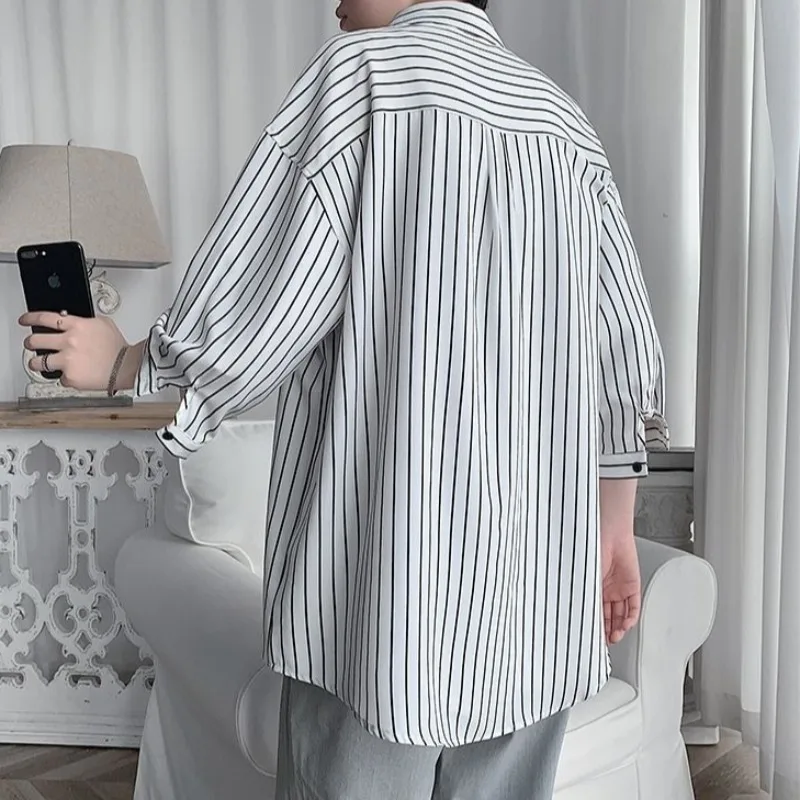 

Handsome Men Breathable Summer Thin 3 Piece Set Three Quarter Sleeve Shirt Jeans Combo