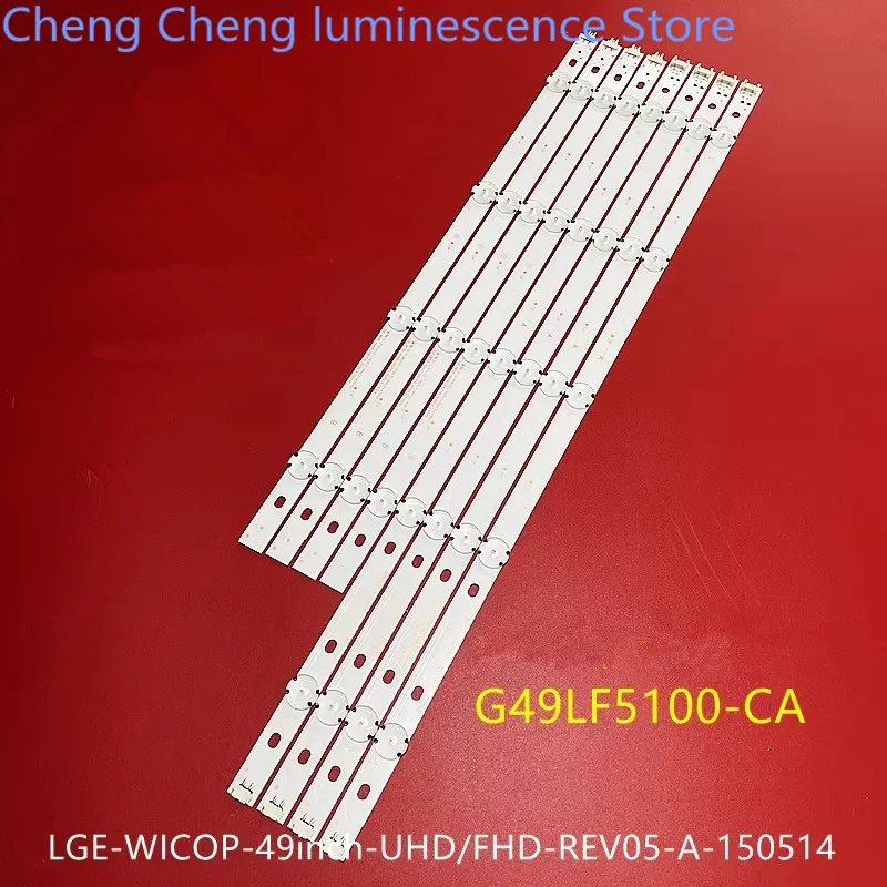 

FOR LG49LF5100-CA LGE-WICOP-49inch-UHD/FHD-REV05-A-150514 100%NEW LED backlight strip 994MM 9LED 3V