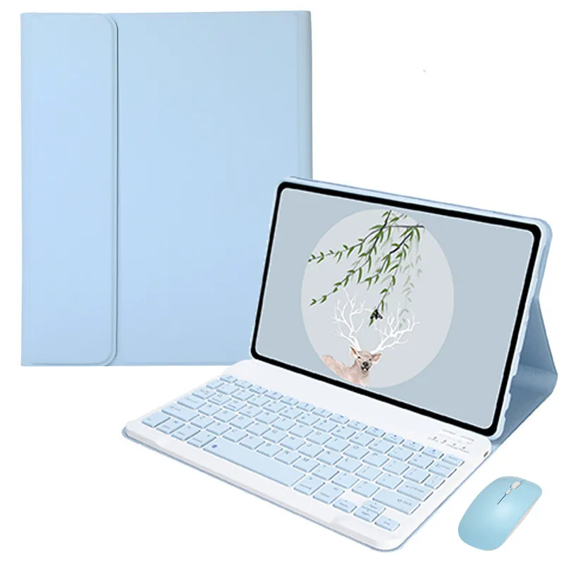 

Чехол с клавиатурой для Xiaomi Redmi Pad 2, чехол для Redmi Pad2 2025 11 дюймов, магнитный чехол для клавиатуры, русский, португальский, испанский Teclado