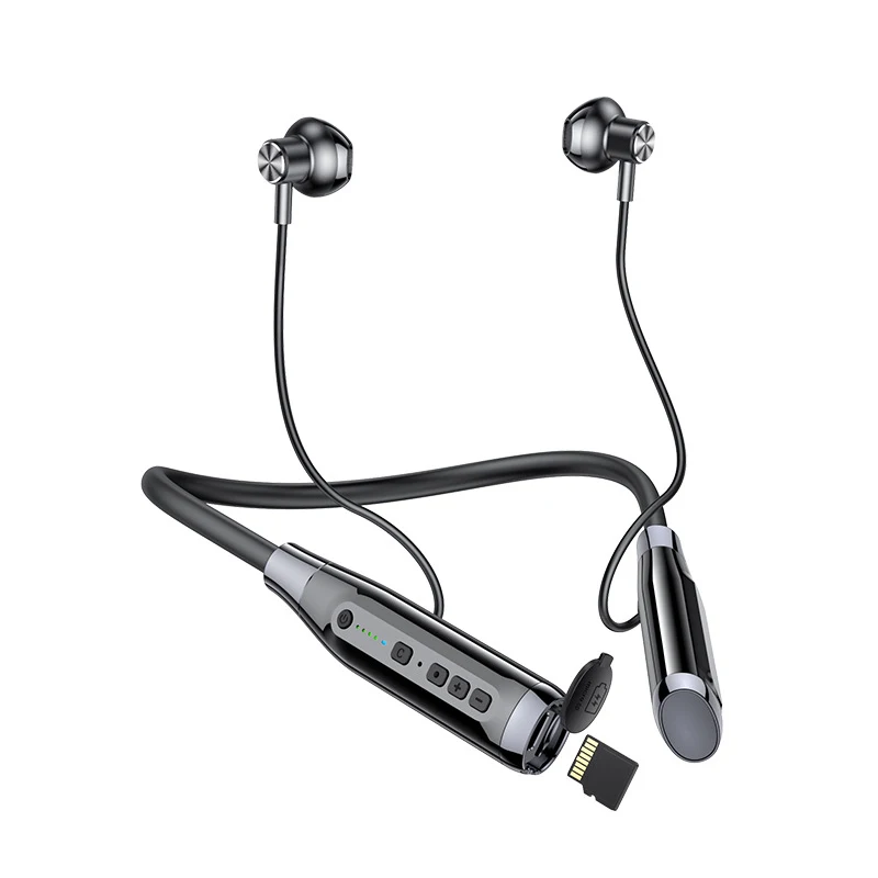EARDECO 100 Hours Endurance Bluetooth Headphone Neckband Wireless Headphones Bass Auriculares Bluetooth Earphone with Mic Stereo