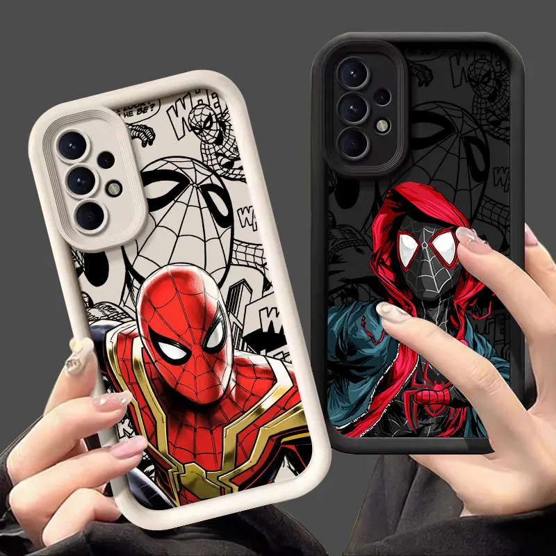 Cool Spiderman Marvel Case For Samsung Galaxy A55 A54 A35 A53 A52 A34 A12 A13 A14 A15 A16 A21S A25 A32 A33 Silicone Phone Cover