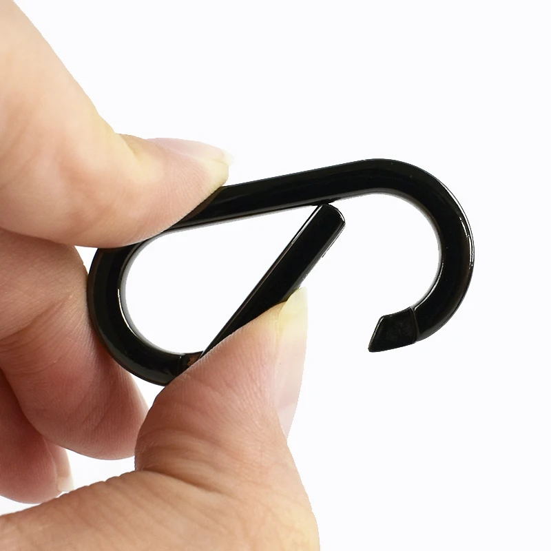 

5-20Pcs 35mm Metal Carabiner Rings Webbing Strap O Ring Buckle Dog Collar Keychain Connector Snap Hook Bags Hardware Accessories
