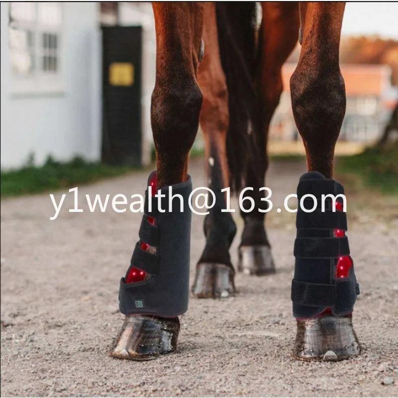 New Rechargeable horse leg heating pad， 660 nm 850 nm Horse Therapy Universal Size Rapid Pain Recovery Therapy