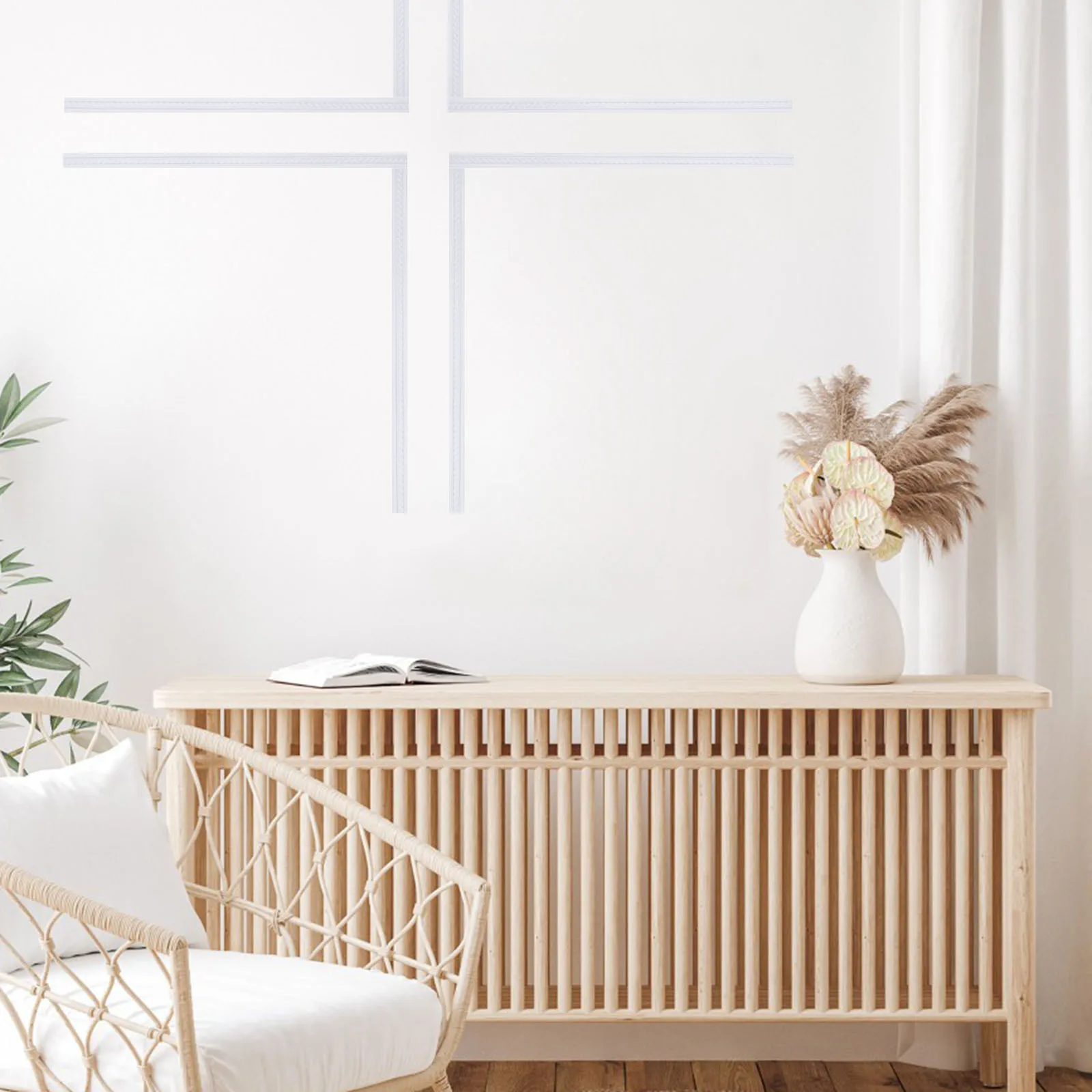 자가 접착식 장식 스트립 벽 천장 가구 모서리 보호용 유연한 몰딩 PVC 트림 보더 월