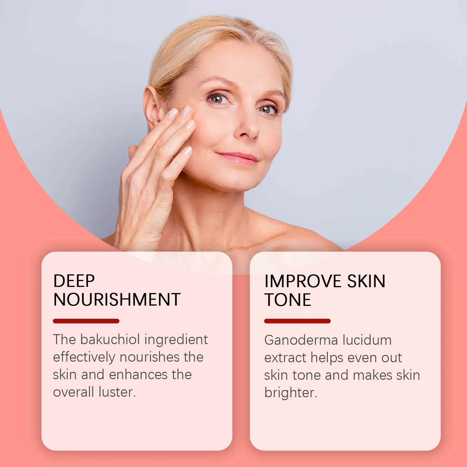 Bakuchiol Face Serum Lifting Firming Remove Fine Lines Skin Rejuvenation Brightening Hydrating Retinol Face Essence Care