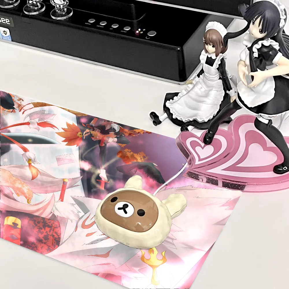 1PC T-Touhou Project Momiji Inubashiri Mousepad Non-slip Mouse Pad Office Computers Laptops E-sports Game Desk Mats XXL Keyboa