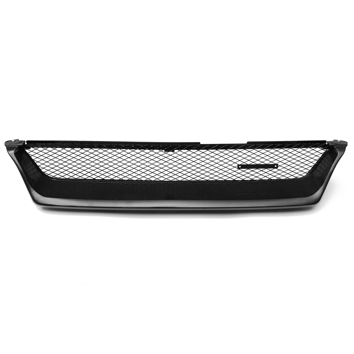 Glossy Black Car Front Bumper Hood Mesh Grille Grill Cover ABS For Toyota For Corolla 1993-1997 AE101 Crossweave Racing Grills