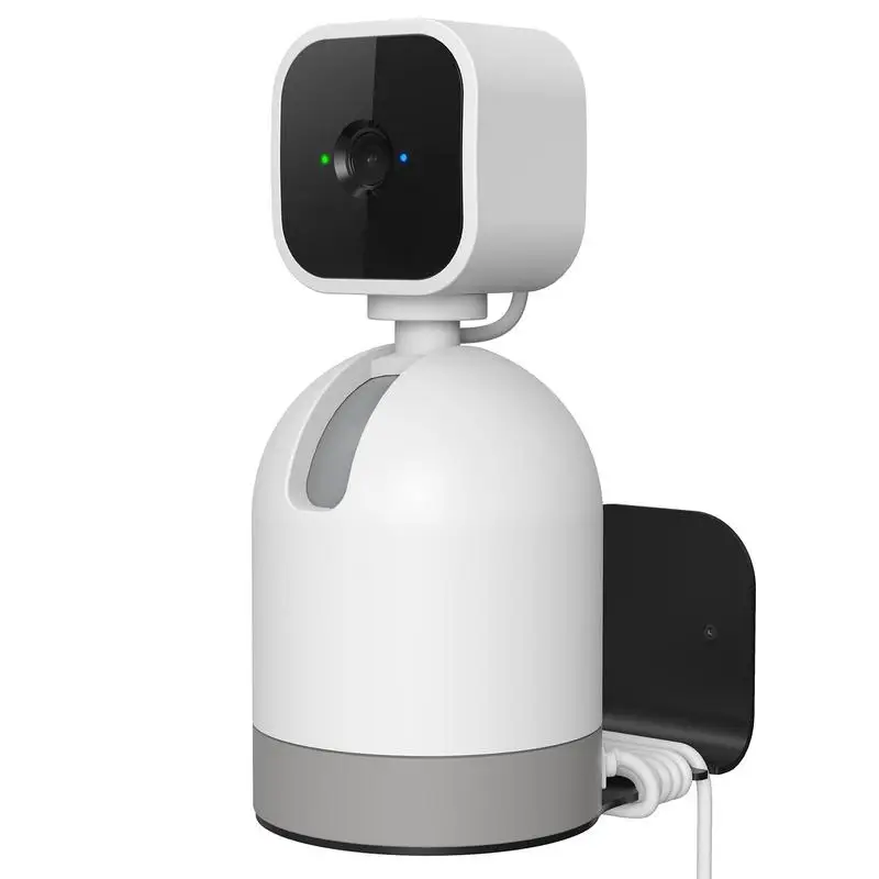 Security Camera Mount Stand For Blinks Mini Pan-Tilt Camera Acrylic Camera Shelf For Security Cam Easy To Install With Screws