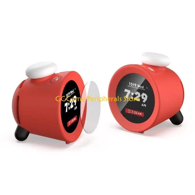 U55B Shockproof Clear Protector Film for Alarmo Clock Tempered Glass Film Scratchproof Screen Protector Clock Accessories