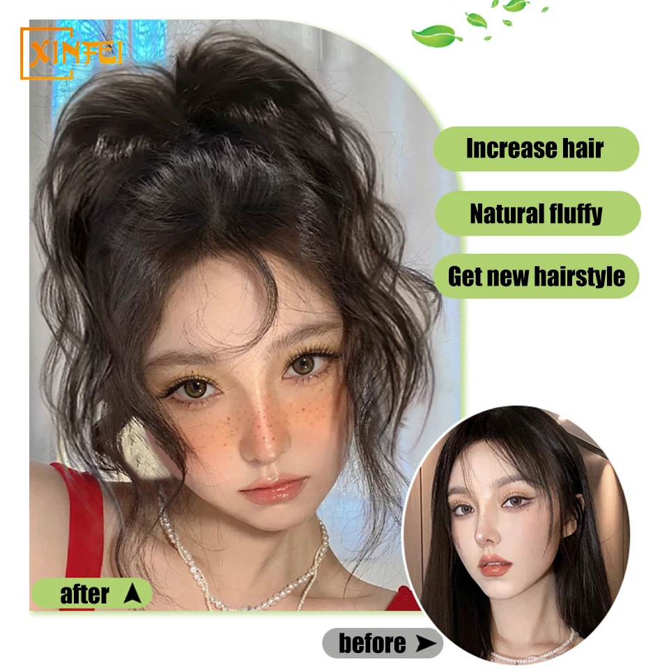 Synthetic Ponytail Wig Female Grasping Clip Waterfall Lazy Wind Messy High Ponytail Fluffy Curly Hair Braid Fake Ponytail