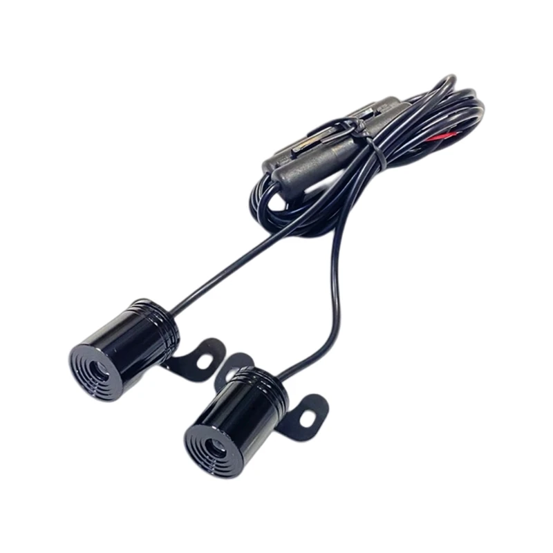 LED Motorcycle Projection Lights Decorative Welcome Lamp for Stylish and Safe Nighttime Riding Easy Installation 1 Pair