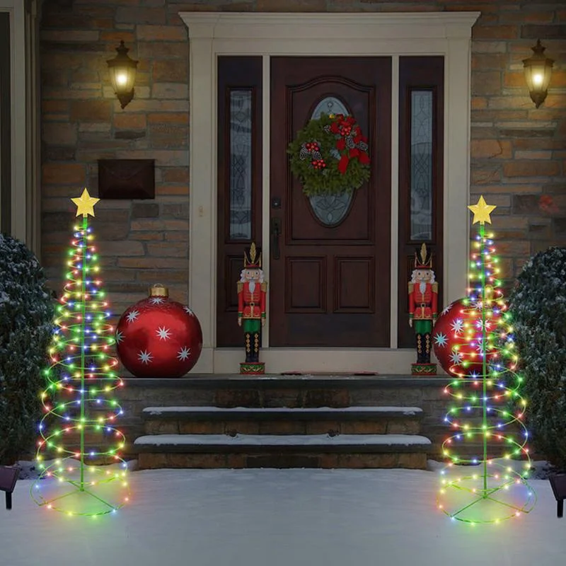 

Outdoor Waterproof Solar Led Christmas Tree Decoration Solar Powered String Lights New Year 2023 Ornament Garden Decoration1 pac