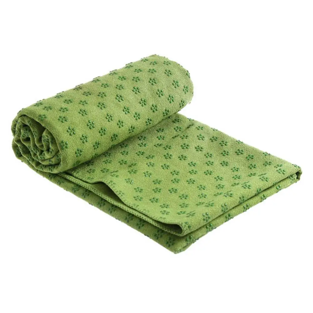 Pilates Yoga Mat Towel Non Slip Blanket Sports Travel Fitness Exercise Cover Gym Workout Bikram Microfiber Sweat Absorbing Set