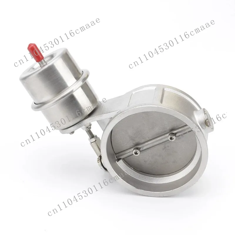 Automotive Exhaust Positive Pressure Valve Stainless Steel Pneumatic Butterfly Valve 51/63/76mm Exhaust Pipe Retrofit Valve