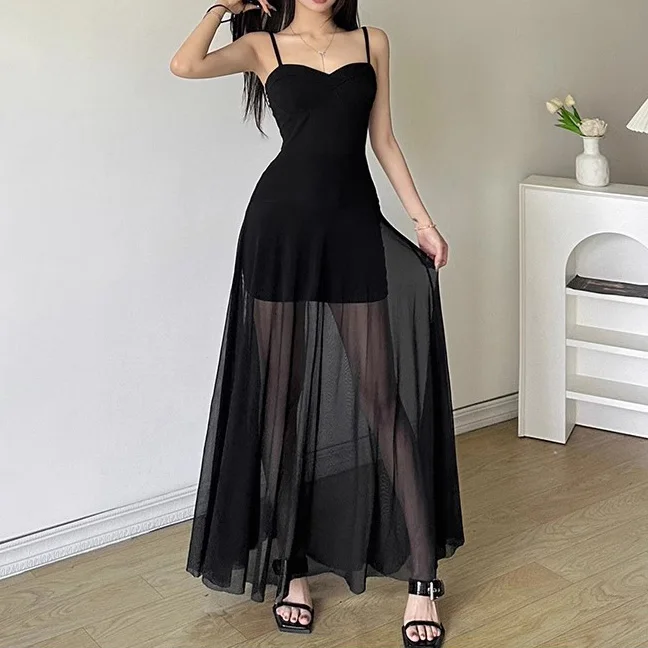 فساتين نسائية بدون أكمام لطيفة للحفلات الشتوية من الصوف الجاكار محززة بطية صدر السترة مبطنة بقصة ضيقة لعيد الميلاد أنيقة للولائم والاستقبال أنيقة #2