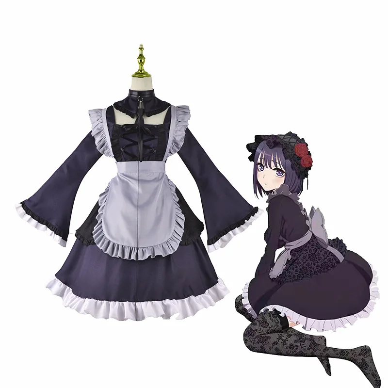 

My Dress-up Darling Marin Kitagawa Cosplay Costume Kimono Lolita Maid Dress Kuroe Anime Halloween Carnival Suit Clothes 2026