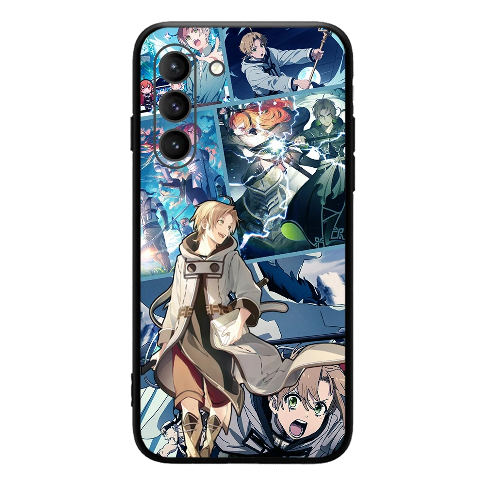 Funda de teléfono para SAMSUNG Galaxy S23 Ultra S22 + S21 FE S20 A54 note20 Plus A53, Mushoku Tensei: reencarnación sin trabajo 2 Roxy Rudeus