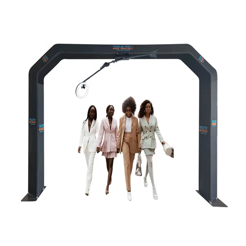 New Adjustable Top 360Spinner Overhead 360 Photo Booth Machine for wedding Party 360 Photobooth Shell 360 Video Booth with Truss