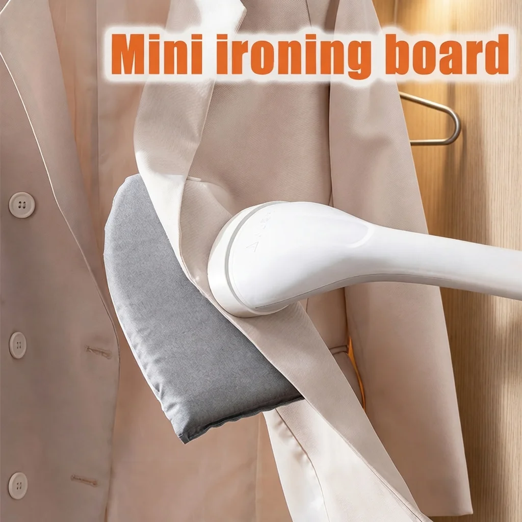 Mini Handheld Ironing Board Portable Heat Resistant Iron Pad Clothes Ironing Bench Mat for Garment Steamer Home Use
