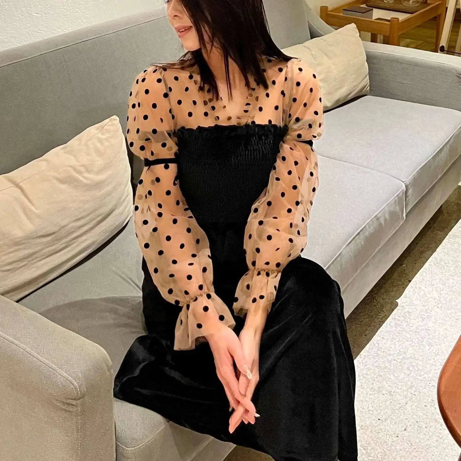 Robes femmes Floral Jacquard jupe moulante printemps sortie artistique texturé romantique Vintage français élégant doux Style Chic