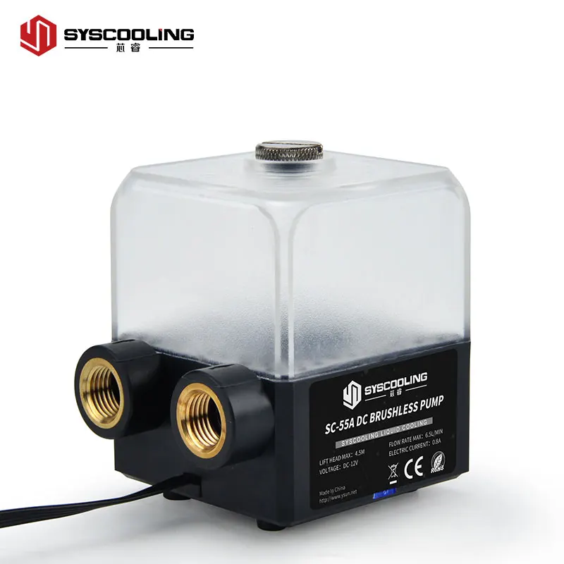 OCOCOO Syscooling Pump High Temperature Resistant Quiet Liquid Cooler For  DIY Computer Water Cooling System 55A