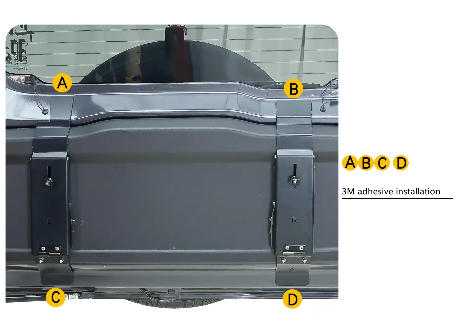 スズキ ジムニー JB64 JB74 2018-2025 テールゲート収納ラック