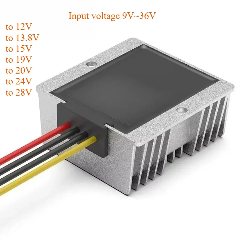 9V~36V to 12V13.8V25A15V15A19V5A20V10A24V20A solar car regulated power supply 28V30A step-up and step-down converter LED
