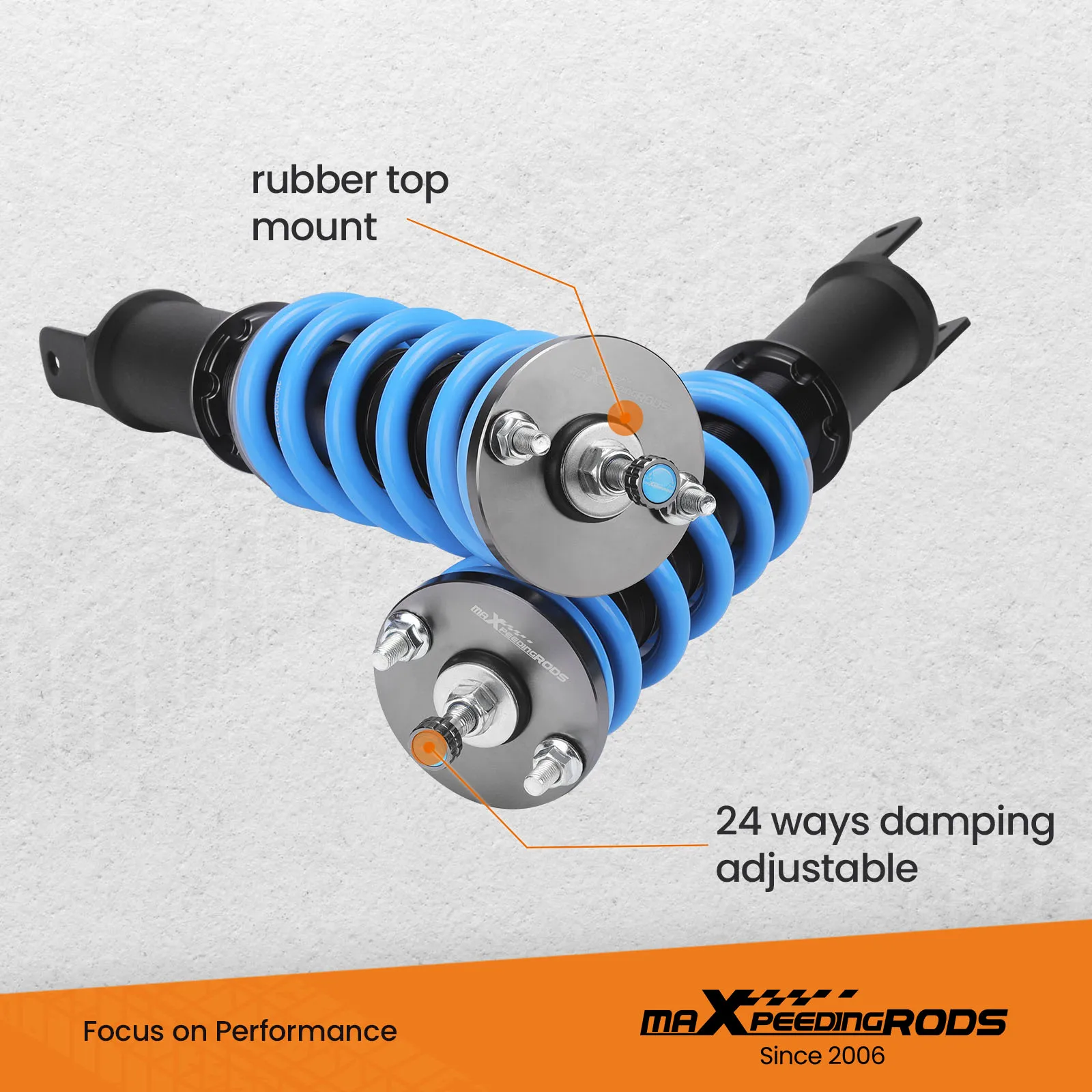 New  Coilover Suspension Kit for H onda S2000 BASE MODEL/TYPE V AP1/AP2 2000-2009 Shock Absorber