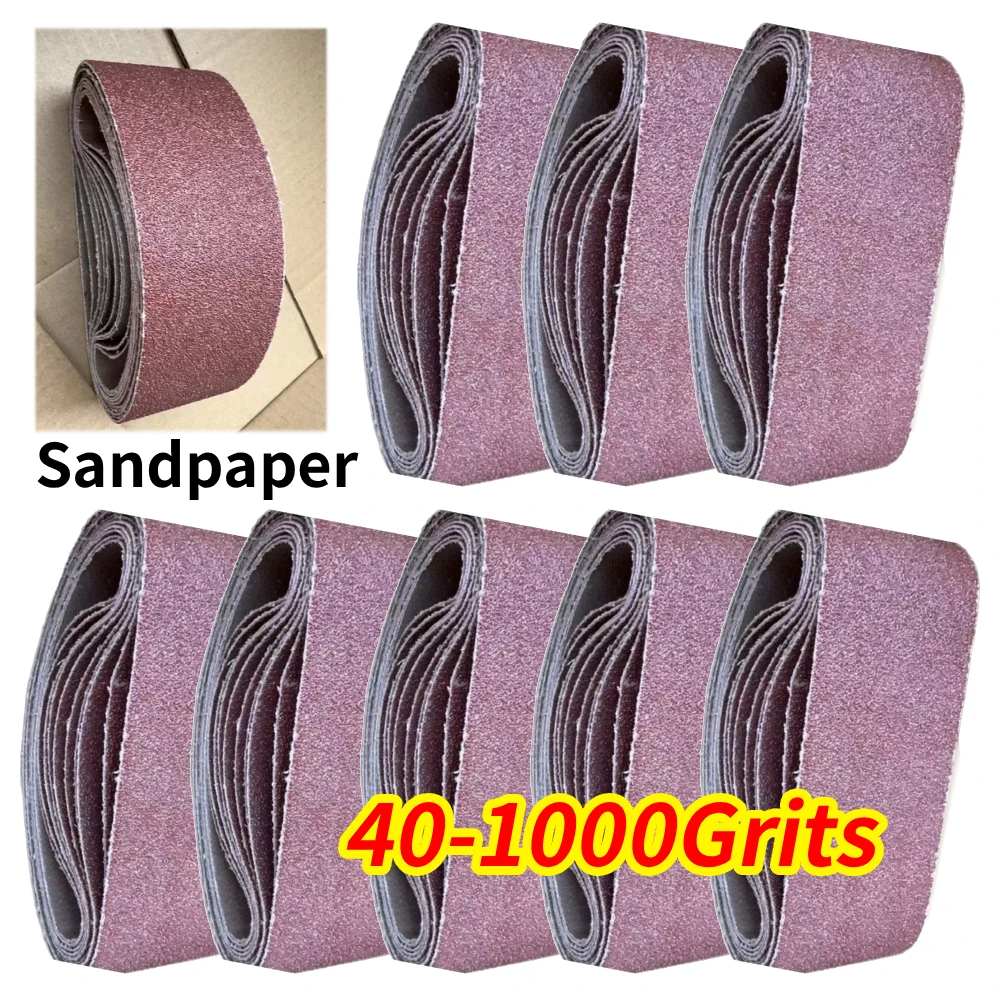 330x50mm Aluminum Oxide Sanding Belts 40-1000 Grits Abrasive Belts Polishing Sandpaper For Electric Sharpener Grinder Polishing