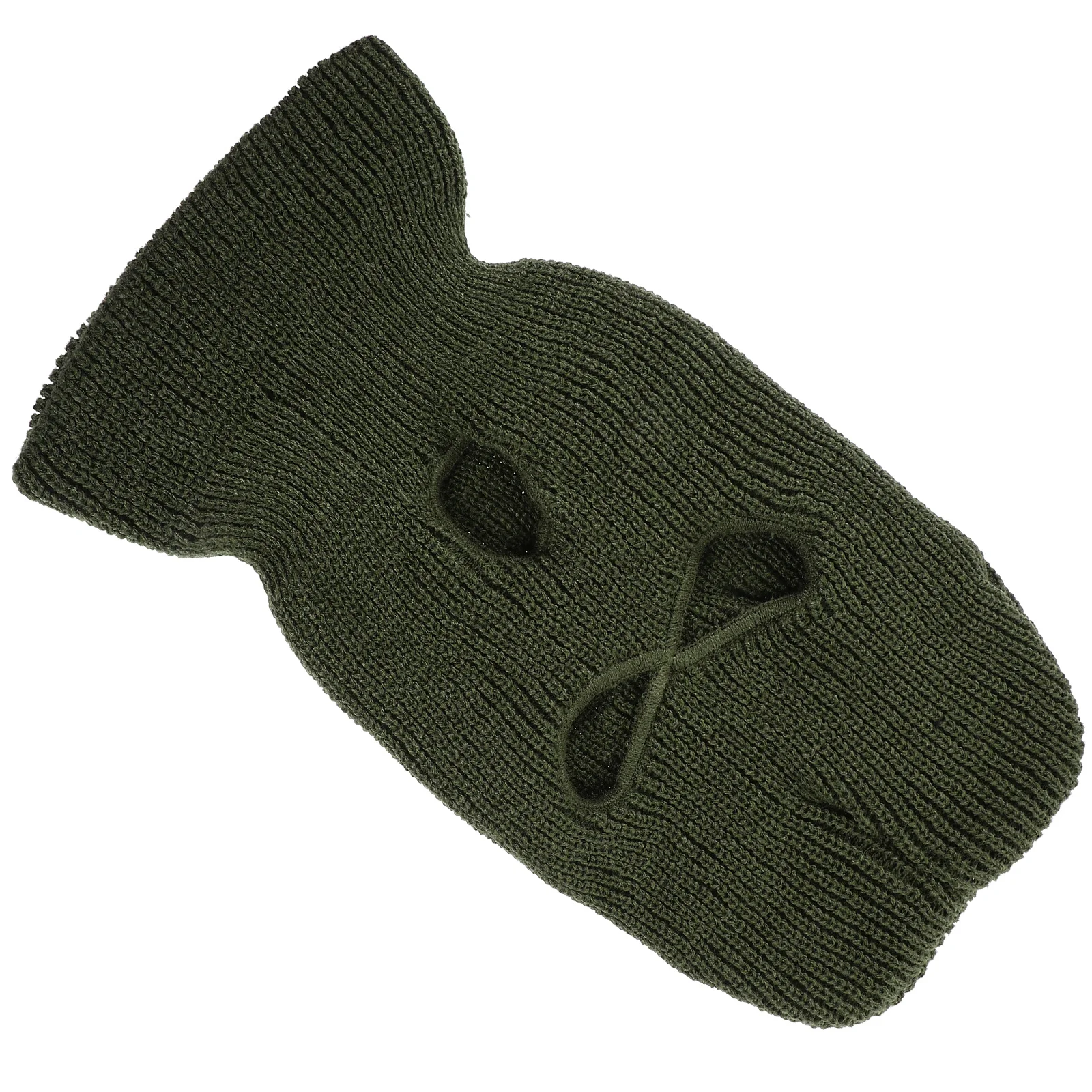 Winter Warm Ski Mask 3 Hole Knitted Full Face Cover Ski Mask Beanie Outdoor Sports Men Women 3-Hole Full Face Cover