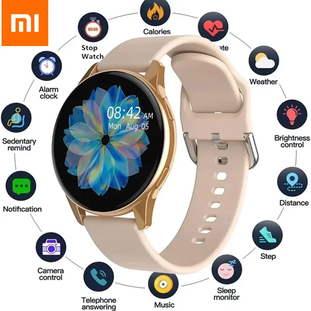 Xiaomi Smart Watch Round Bluetooth Call Men Women Fitness Tracker Bracelet Custom Watch Face Watches For Android IOS  Watch 2025