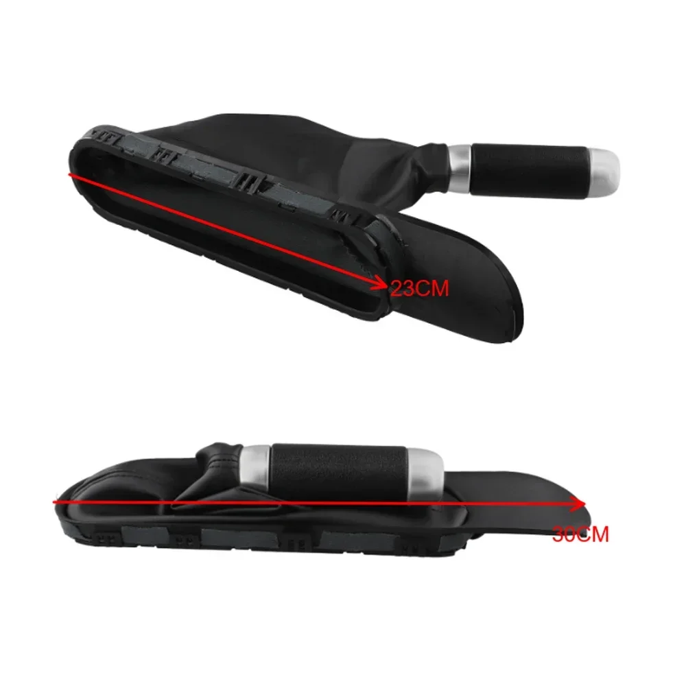 

ABS Leather Accessories Brake Boot Trim Black Compatible With R56 R57 R55 R58 Easy To Replace Fashionable Appearance