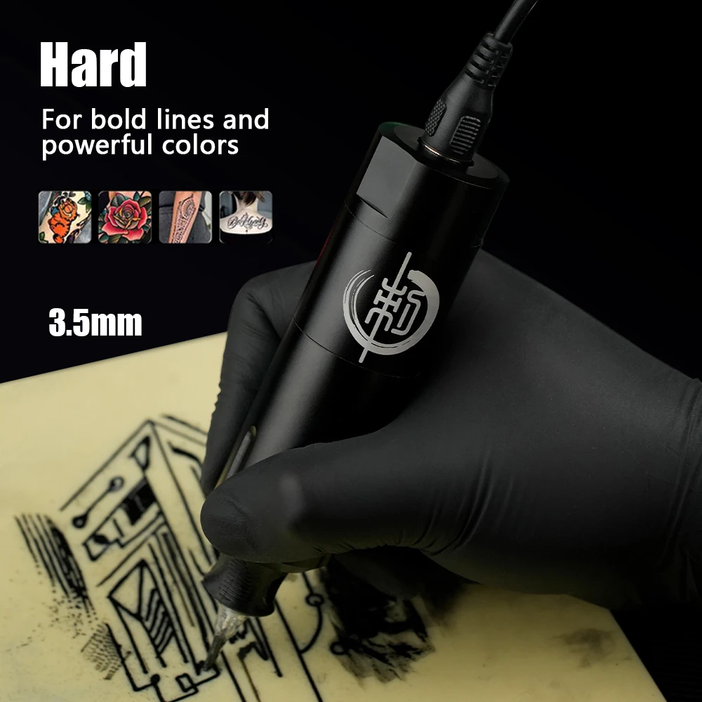 Rotary Tattoo Machine Professionele Tattoo Pen Gun Gereedschap RCA Permanente Make-up Rotary Tattoo Gun Supply voor tattoo-artiesten Beginner